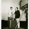 Press Events - National Press Club - Two men talking while being filmed for television