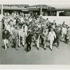 Press Events - National Press Club - Crowd in front of Long Island Railroad Station
