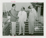Puerto Rico Participation - Fiorello LaGuardia, Blanton Winship (Governor General), and Admiral William D. Leahy