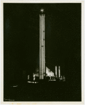 Pylons - With star on top at night