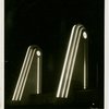 Pylons - At 111th Street entrance at night