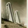 Pylons - At 111th Street entrance