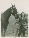 Queens County Horse Show - Girl with horse