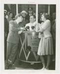 Mickey Rooney, Judy Garland, and Fiorello LaGuardia