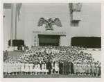 Crowd of Red Cross workers