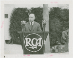 Radio Corporation of America (RCA) - David Sarnoff (President of RCA) dedicating building