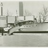 Radio Corporation of America (RCA) - Yacht in front of Radiomarine Corporation of America sign