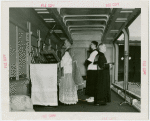 Railroads on Parade - Mass being celebrated in a railway Pullman car