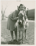 Railroads on Parade - Woman and burro