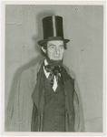 Railroads on Parade - Man dressed as Abraham Lincoln