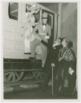 Railroads on Parade - Group in costume on train