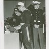 Remington Rand Exhibit - Sailors at exhibit