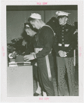 Remington Rand Exhibit - Sailors at exhibit