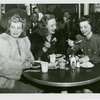 Restaurants - Betty Bartley, Irene Christie and Olive Nicolson eating at restaurant