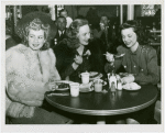 Restaurants - Betty Bartley, Irene Christie and Olive Nicolson eating at restaurant