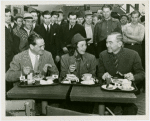 Restaurants - Gladys Swarthout, Frank Chapman, and Harry Carey at Five and Ten-Cent Restaurant