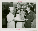 Restaurants - Childs - Staff with Trylon and Perisphere chicken croquette and mashed potatoes