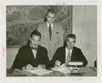Restaurants - Heineken's on the Zuiderzee - Grover Whalen and officials sign contracts