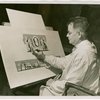 Restaurants - Schaefer Brewing Company - Arthur Crisp working on mural