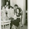 Restaurants - Schlitz Palm Garden - Woman holding duck, children look on