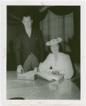 Rhode Island Participation - Governor and Mrs. Vanderbilt signing book