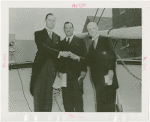 Rhode Island Participation - Governor Vanderbilt, Grover Whalen, and Royal B. Parnum (Governor of the Rhode Island New York World's Fair Commission)