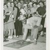 Robinson, Bill - Writing name in cement