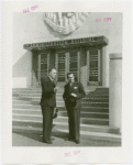 Romania Participation - Officials in front of Administration Building