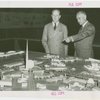 Romania Participation - Andrei Popovici (Romanian Consul General) inspecting model