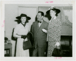 Roosevelt (Franklin Delano and family) - Eleanor Roosevelt with Anna Neagle and Grover Whalen