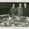 Russia (USSR) Participation - Vasilly Bourgman (Acting Commissioner from the USSR) inspecting model