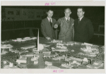 Russia (USSR) Participation - Vasilly Bourgman (Acting Commissioner from the USSR) inspecting model