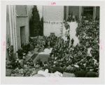 Russia (USSR) Participation - Fiorello LaGuardia speaking in front of crowd