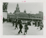 Russia (USSR) Participation - Crowd in front of building