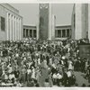Russia (USSR) Participation - Crowd in front of building