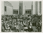 Russia (USSR) Participation - Crowd in front of building