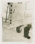 Russia (USSR) Participation - Airplanes - Tail of Trans-polar airplane with dog