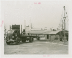 Russia (USSR) Participation - Airplanes - Trans-polar airplane being lifted off of truck