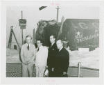 Russia (USSR) Participation - Airplanes - Group in front of exhibit