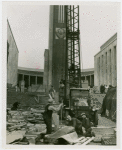 Russia (USSR) Participation - Building - Dismantling - Workers packing up marble