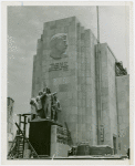 Russia (USSR) Participation - Building - Dismantling - Statues and plaque of Stalin