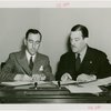 Southern Rhodesia official and Grover Whalen signing contract