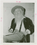 William Sauter as Walt Whitman