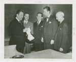 Grover Whalen and members of The Society of American Magicians