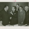 Grover Whalen and members of The Society of American Magicians