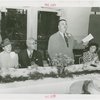 James E. Stiles speaking at luncheon