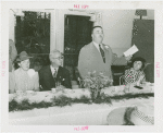 James E. Stiles speaking at luncheon