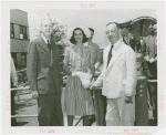 Patricia Slattery (Washington's Typical Secretary) at admission gate