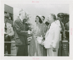 Patricia Slattery (Washington's Typical Secretary) at admission gate