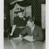 South Carolina Day - Governor Burnet Maybank signing guestbook